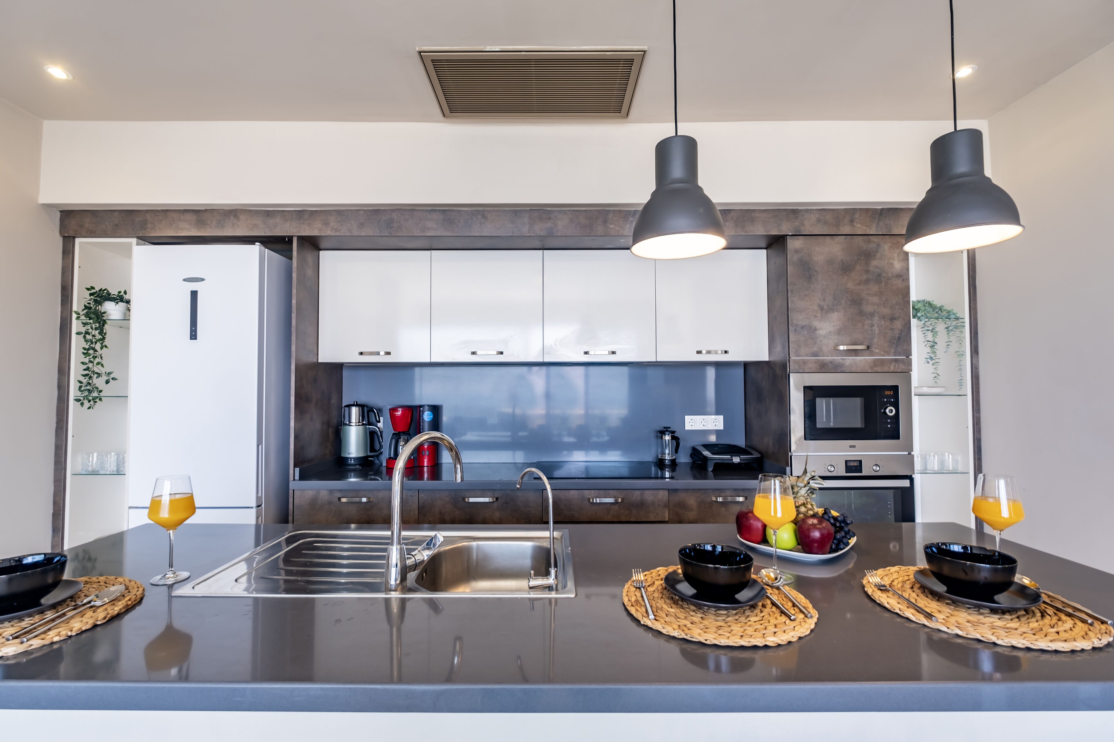 Vila luxo | Cozinha privada | Cafeteira/chaleira, chaleira elétrica