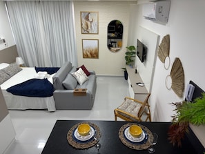 Apartment | Free WiFi, bed sheets - Miramar One Way Tambaú (João Pessoa)