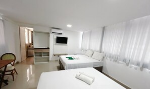 Apartment | Free WiFi, bed sheets - Miramar Na Praia (João Pessoa)