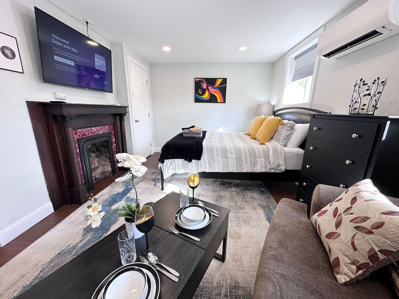 1 Schlafzimmer, Bügeleisen/Bügelbrett, kostenloses WLAN, Bettwäsche