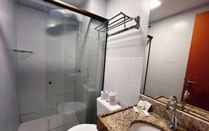 Studio | Bathroom | Shower - Miramar Gold Manaíra (João Pessoa)