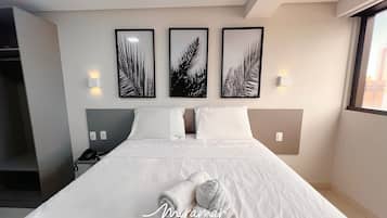 Estúdio | 1 quarto, Wi-Fi de cortesia, roupa de cama