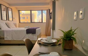 Estudio | 1 habitación, wifi gratis y ropa de cama 