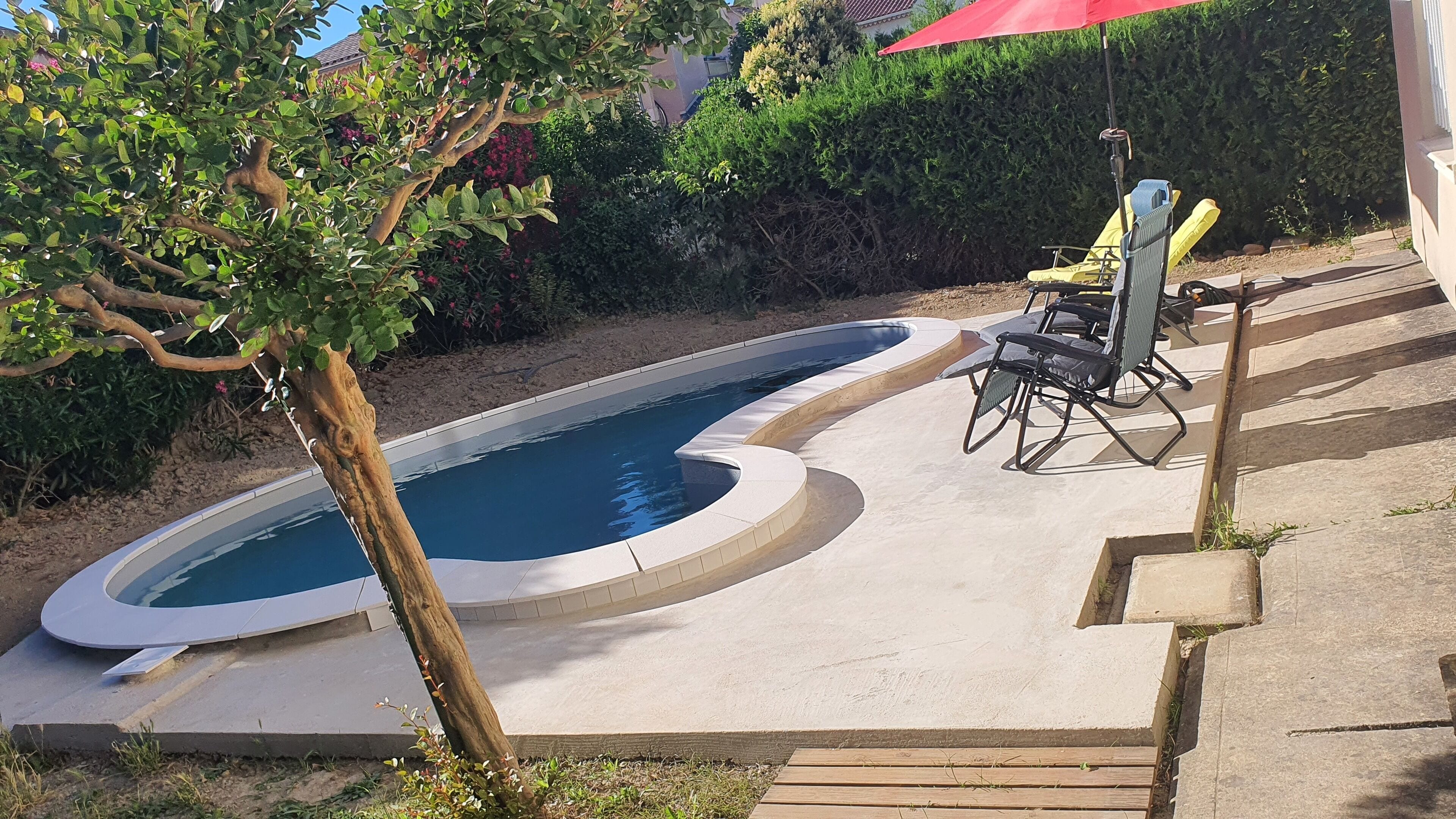 Alberca al aire libre 