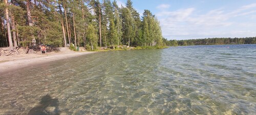 Villa house in Kontiolahti 10 minutes drive from Joensuu. 5 min to the beach....