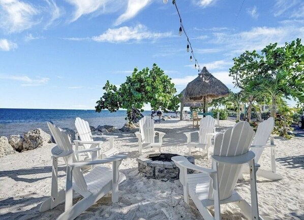 Sun loungers, beach towels