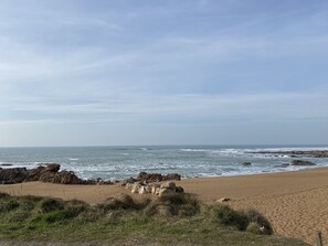 On the beach
