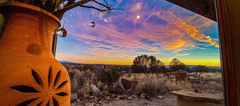 Magical 21 Acre Solar Adobe Ranch House in Ojo Caliente and Carson Nat. Forest 