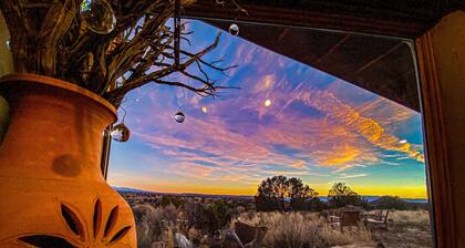 Magical 21 Acre Solar Adobe Ranch House in Ojo Caliente and Carson Nat. Forest
