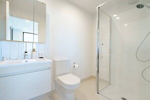Shower, hair dryer