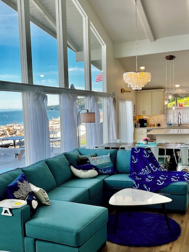 Oceanfront Beach House on Camano Island: Gone Coastal Beach House.