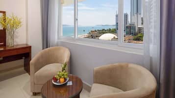 Premium bedding, down duvets, memory-foam beds, minibar