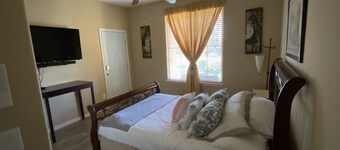 Private access, private room, private bathroom