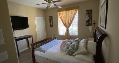 Private access, private room, private bathroom