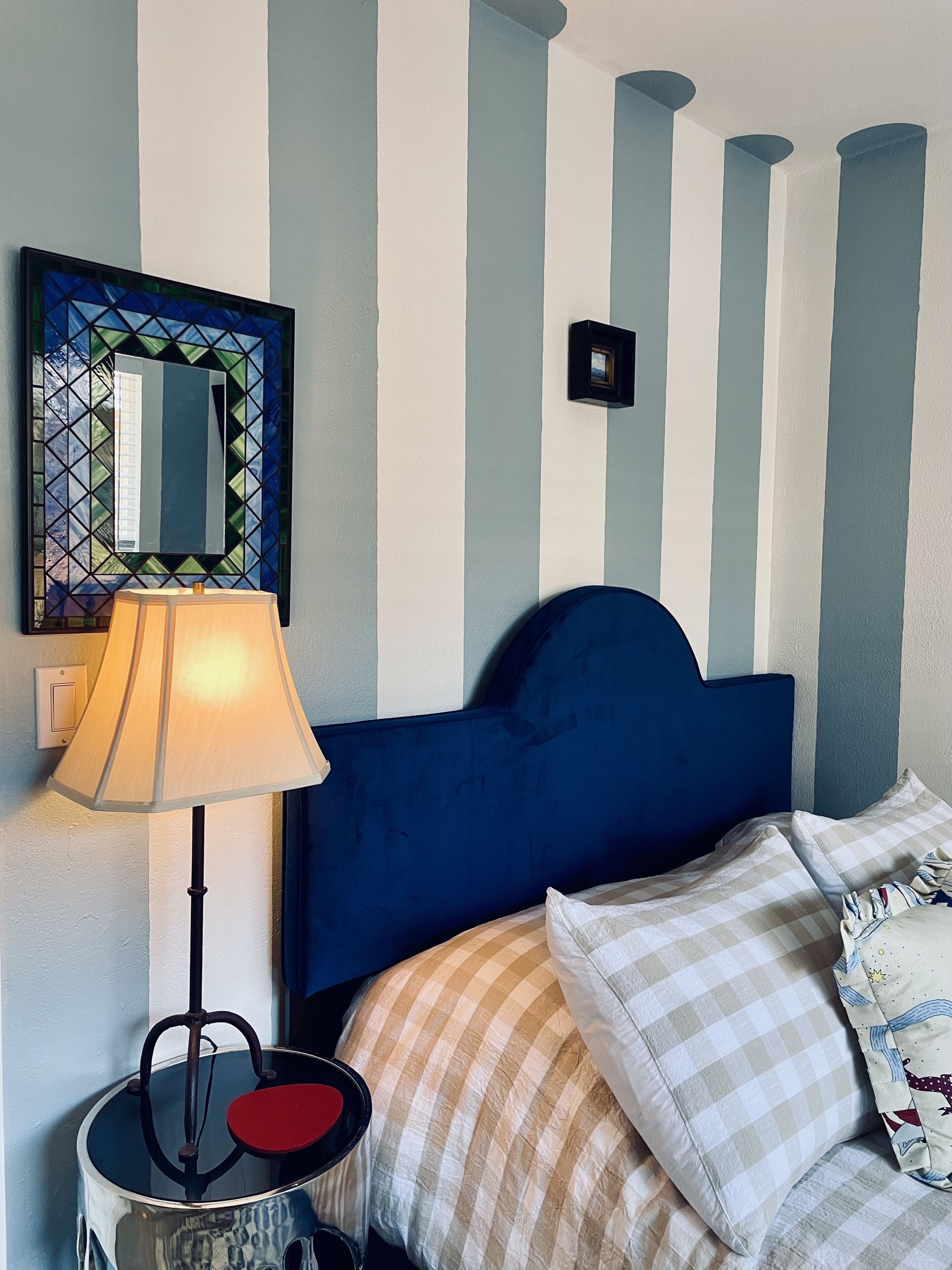 Little luxuries — from designer bedding to original art and heirloom antiques. 