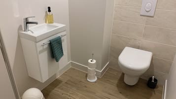 Secador de cabelo, papel higiênico