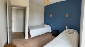 7 habitaciones, tabla de planchar con plancha y wifi 