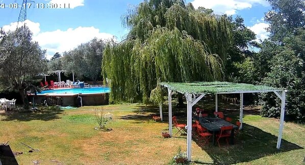 Outdoor pool - 150 sq. m. apartment in villa with private pool and Jacuzzi (Fabrica di Roma)