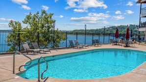 Pool - Table Rock Lake Views | Pool Steps from Patio | 2 Private Suites (Kimberling City)