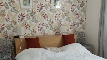 2 chambres, bureau, fer et planche à repasser, Wi-Fi gratuit