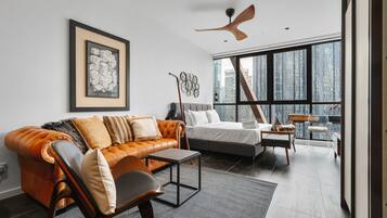 Exclusive Studio Suite, 1 King Bed, Non Smoking, City View | View from room