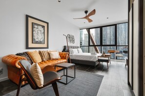 Exclusive Studio Suite, 1 King Bed, Non Smoking, City View | View from room