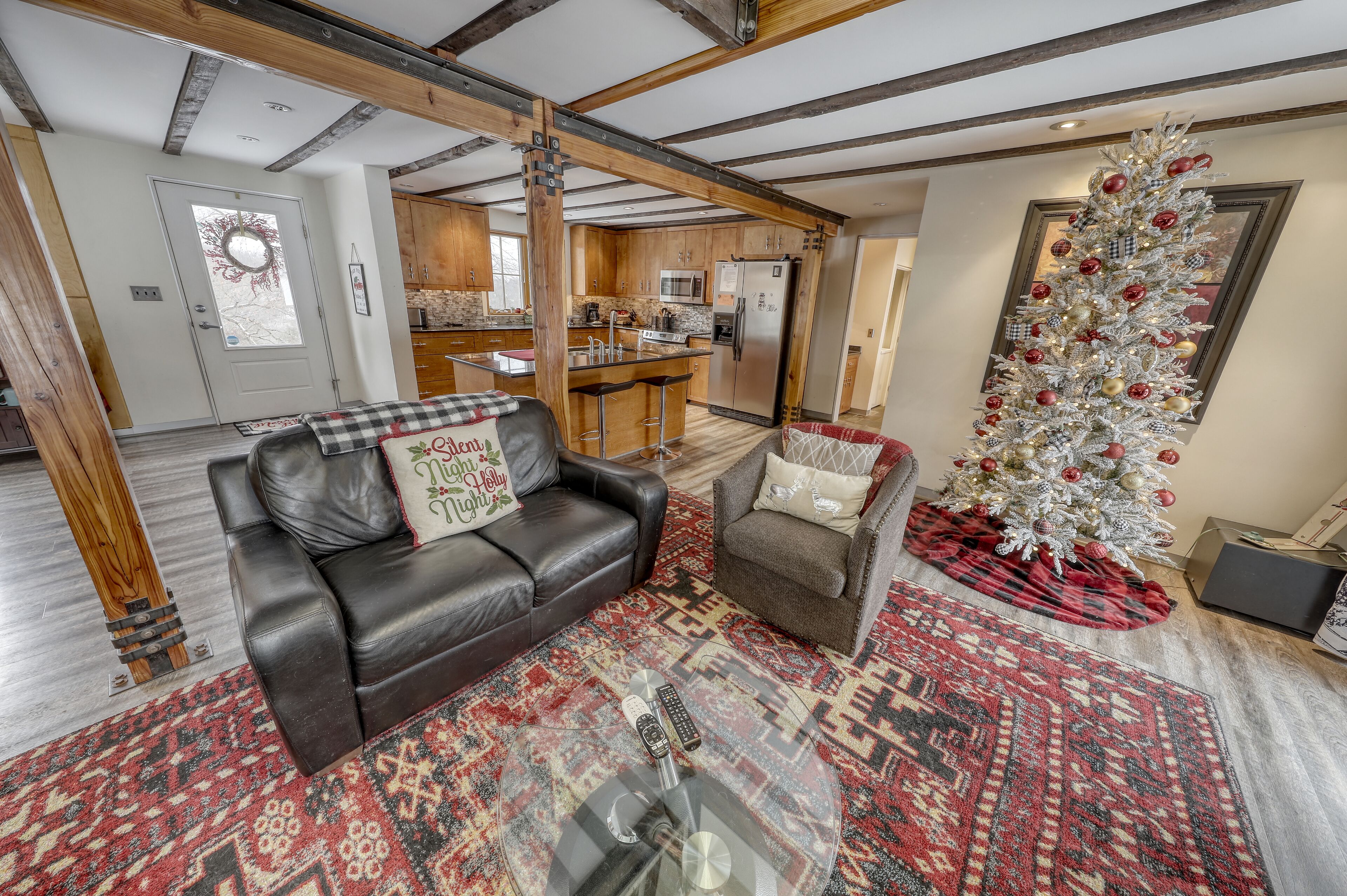 TV connectée, cheminée