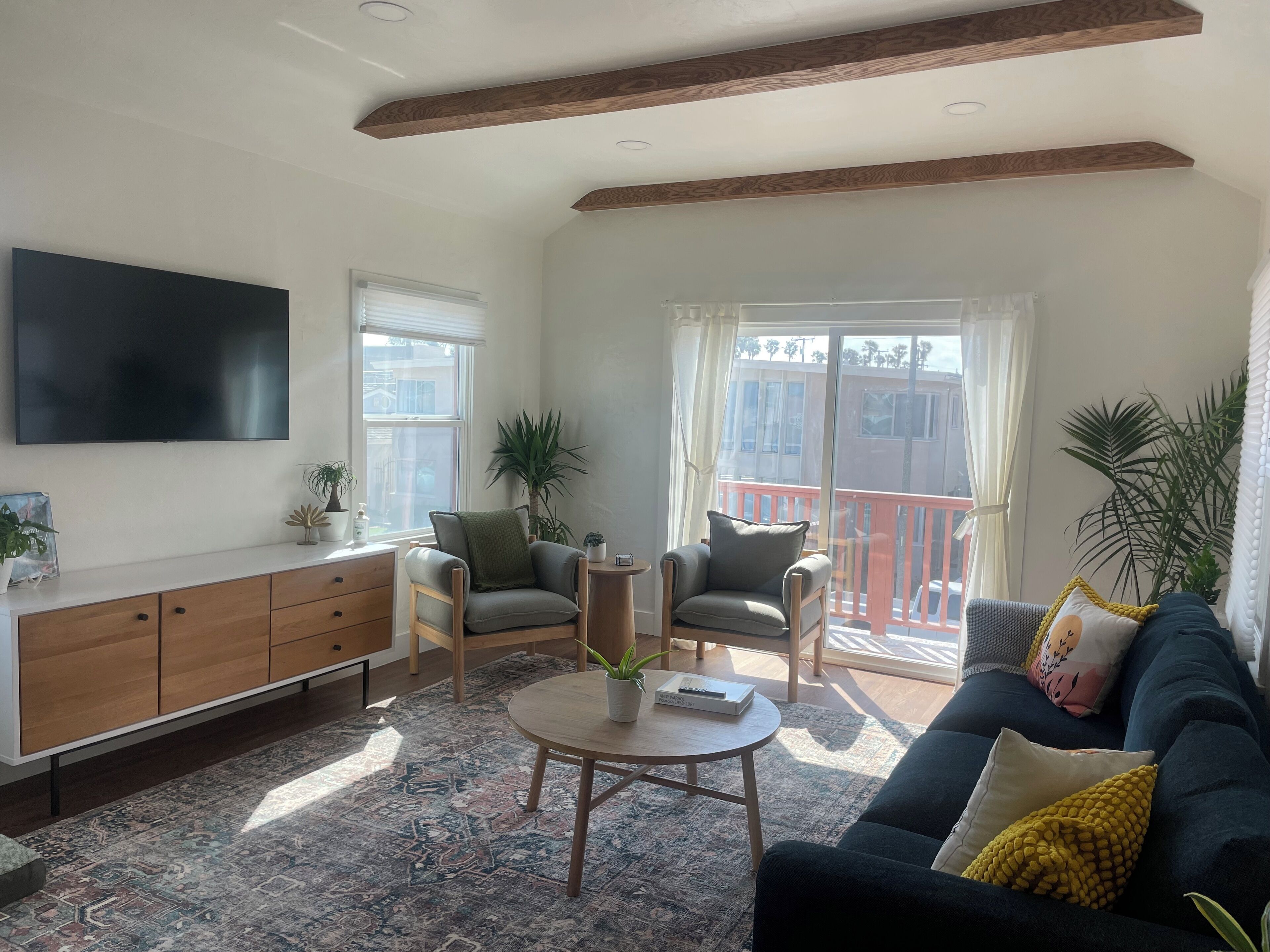 Smart-TV, Bücher, Musikbibliothek