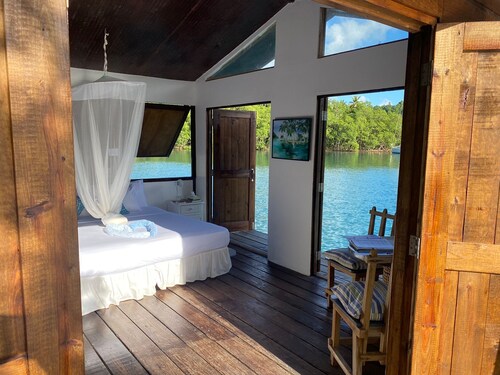 Delightful over the water cabin