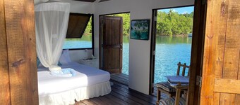 Delightful over the water cabin 