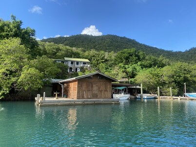 Delightful over the water cabin