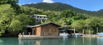 Delightful over the water cabin