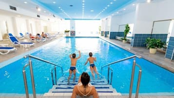 Indoor pool, outdoor pool