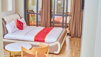 Phòng Deluxe | 1 phòng ngủ, bộ trải giường bằng vải cotton Ai Cập