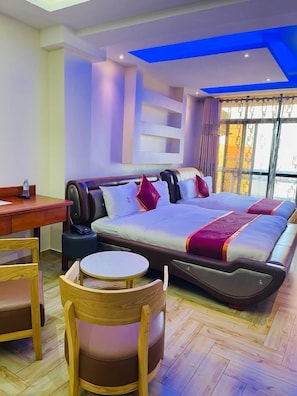 Family Room, 2 Queen Beds, Non Smoking | 1 bedroom, Egyptian cotton sheets, premium bedding, memory foam beds - Wilsen Hotel Nansana (Kampala)