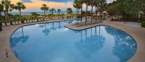 Indoor pool, outdoor pool