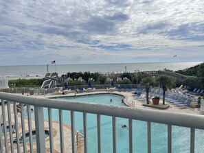 Indoor pool, a heated pool