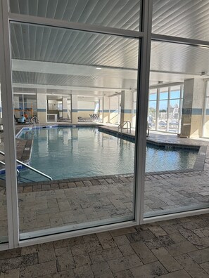 Indoor pool, a heated pool