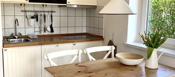 150m to the beach with private beach chair, south-facing garden, WLAN, SAUNA, barbecue, handcart