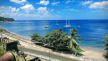 Perto da praia, toalhas de praia