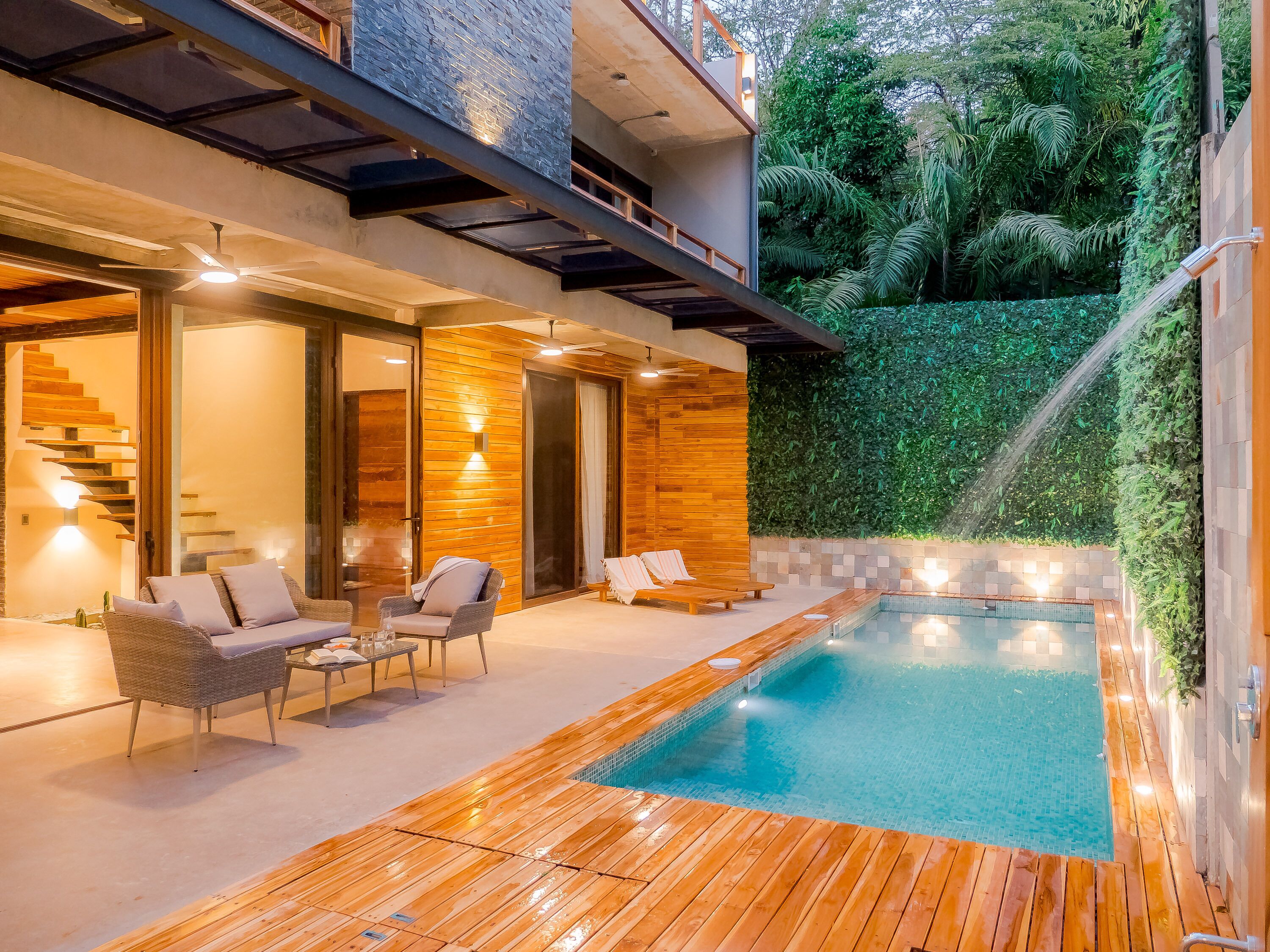 Alberca al aire libre 