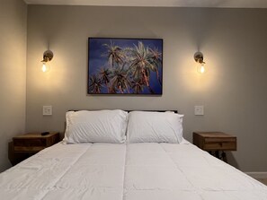 2 bedrooms, in-room safe, iron/ironing board, WiFi