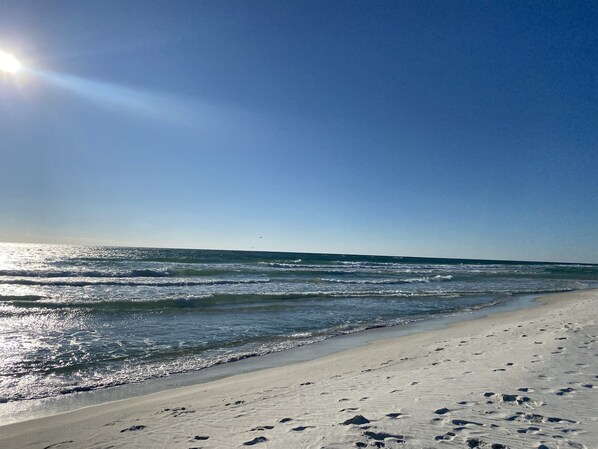 Beach nearby, beach towels