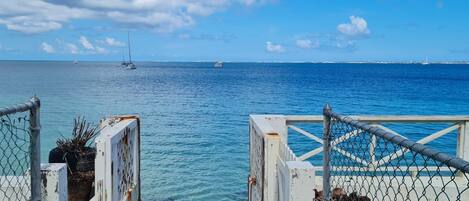 Uitzicht vanuit accommodatie