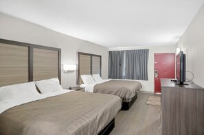 舒适双人房, 2 张大床 | 办公桌、笔记本电脑工作区、隔音、熨斗/熨板
