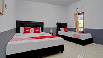 1 kamar tidur, ruang kerja ramah laptop, Wi-Fi gratis, dan seprai linen