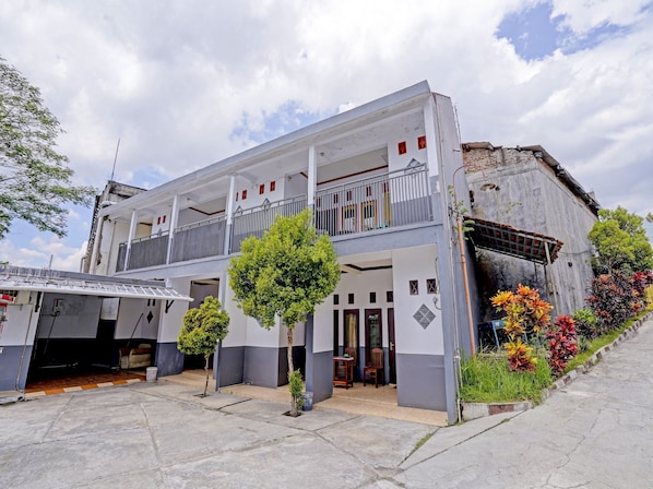 Overnatningsstedets facade