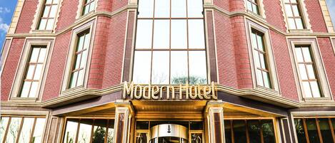 Façana frontal de l'allotjament