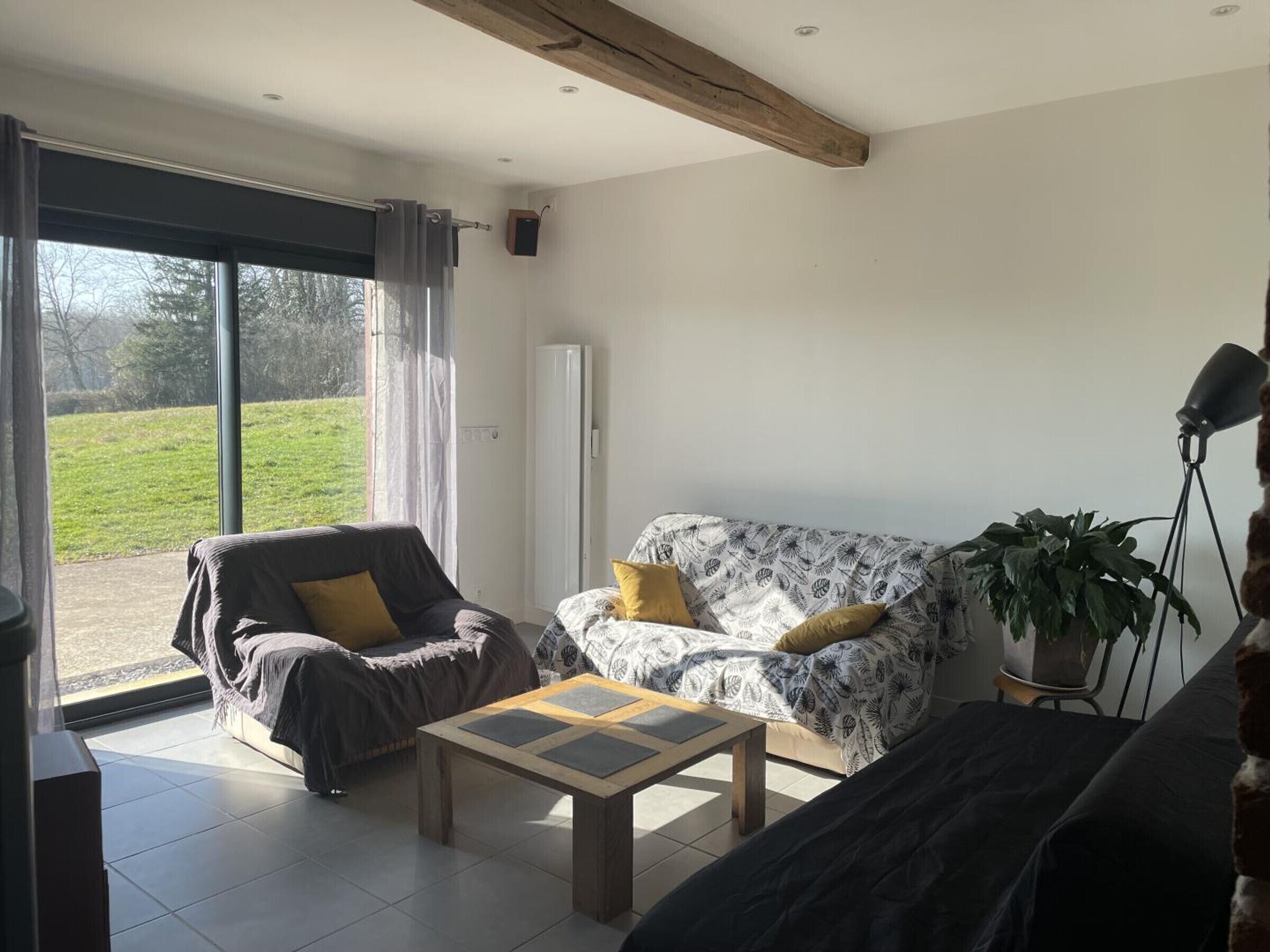 Télévision, cheminée