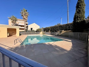Pool - Apartment for 4 people in Cavalaire with air conditioning and pets allowed (Cavalaire-sur-Mer)